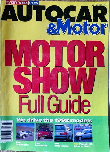 Autocar magazine oct - autocar, 16-oct-91