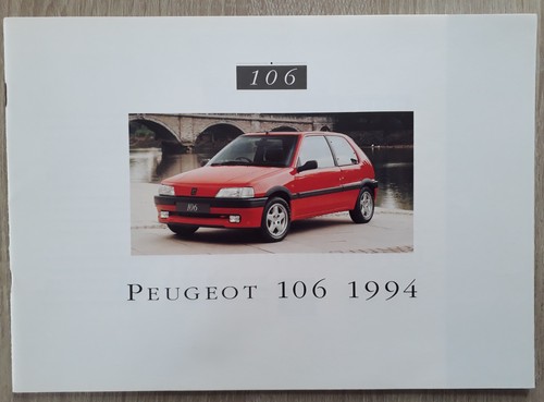 Peugeot 106 gamma brochure - gamma,
