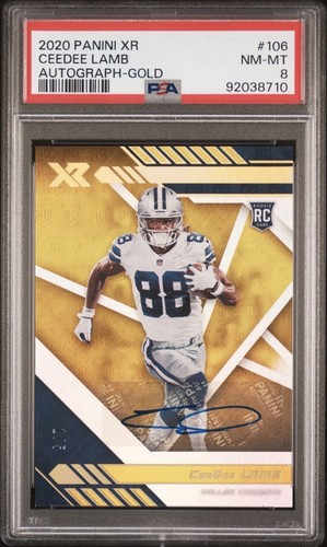 2020 panini ceedee lamb - panini, xr