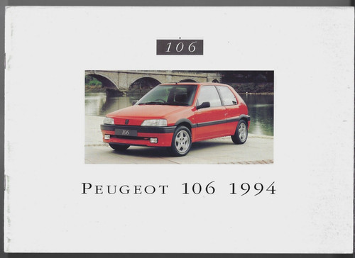 Peugeot 106 1993 - -1994, brochure