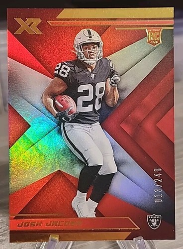 Josh jacobs 2019 panini red - josh,